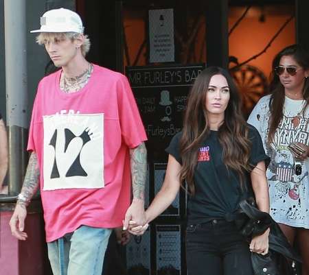 Megan Fox and her fiance Machine Gun Kelley.